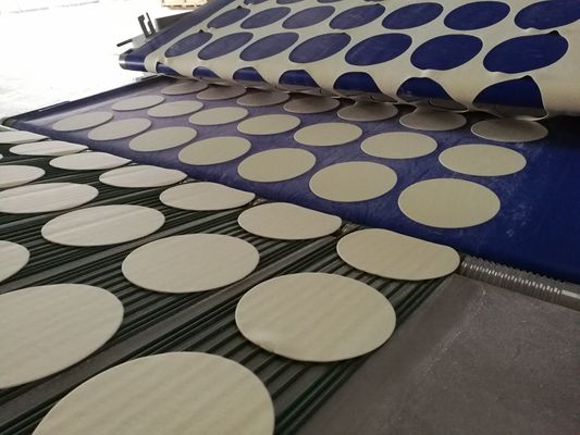 Lini Produksi Roti Pita Kapasitas 12000 pcs / jam Dengan Pengaduk Adonan Volume 200 kg