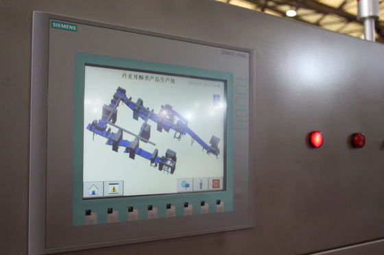 Beli Siemens PLC Dough Laminator Machine Video Tersedia Untuk Berbagai Bentuk Produk Pastry pembuatan online