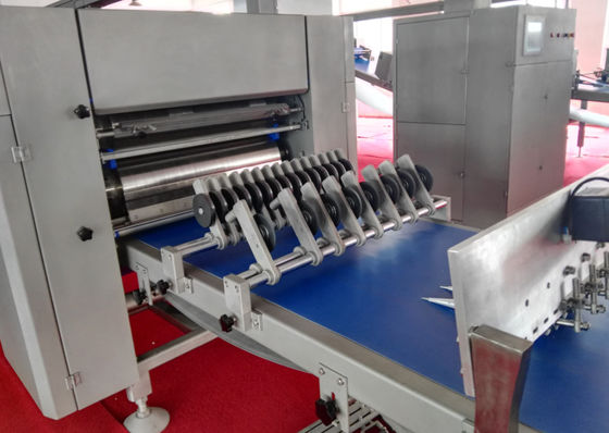 Beli 5 Baris Lini Produksi Pastry Feeding Otomatis Pengisian Yang Berbeda Untuk Putaran Kue online manufacture