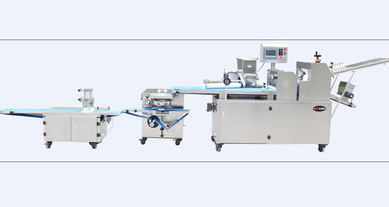 Beli Twice Rolling Bread Line Produksi Panning Machine Opsional Dengan Penjahit Kustom pembuatan online