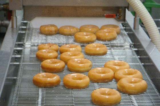 Beli 12000 Pcs / Hr Industrial Donut Membuat Mesin Dengan Cutter Heksagonal Disesuaikan pembuatan online