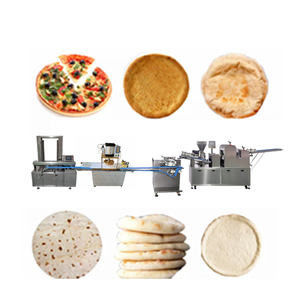 Beli Lini Produksi Pizza Sepenuhnya Otomatis Mesin Laminating Adonan Denmark pembuatan online