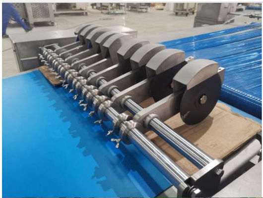 Beli Siemens PLC dikendalikan jalur produksi kue sepenuhnya otomatis dengan ukuran yang disesuaikan untuk penggunaan industri online manufacture