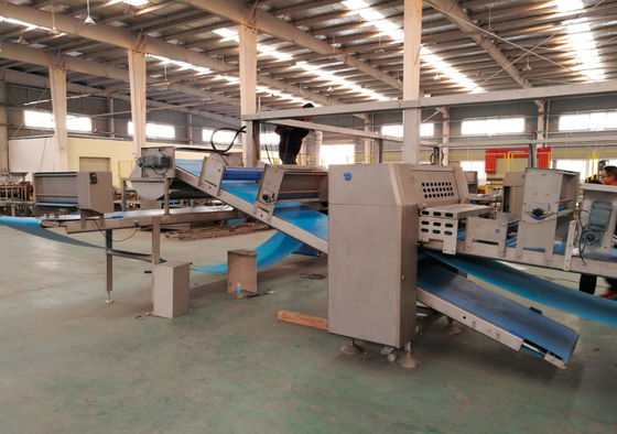 Beli ZKS 1200-1500kg / Hr Kapasitas Mesin Puff Pastry Dough Solution Turnkey Dengan Disain Dan Tunnel Oven pembuatan online