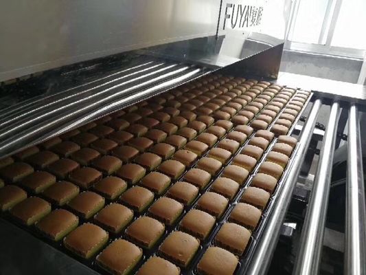 Beli Sistem Mixer Aerasi Kue yang Tahan Lama dengan Kapasitas 400kg / jam untuk produksi kue Chiffon pembuatan online