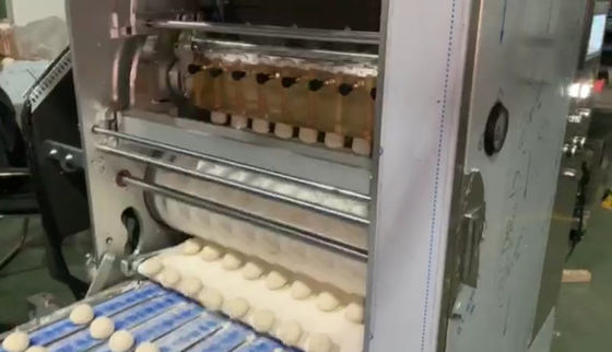 Beli Mesin Tortilla Otomatis Tradisional Yang Dikendalikan Oleh PLC Dari Pembagi Jenis Pembulatan Dan Penekan pembuatan online